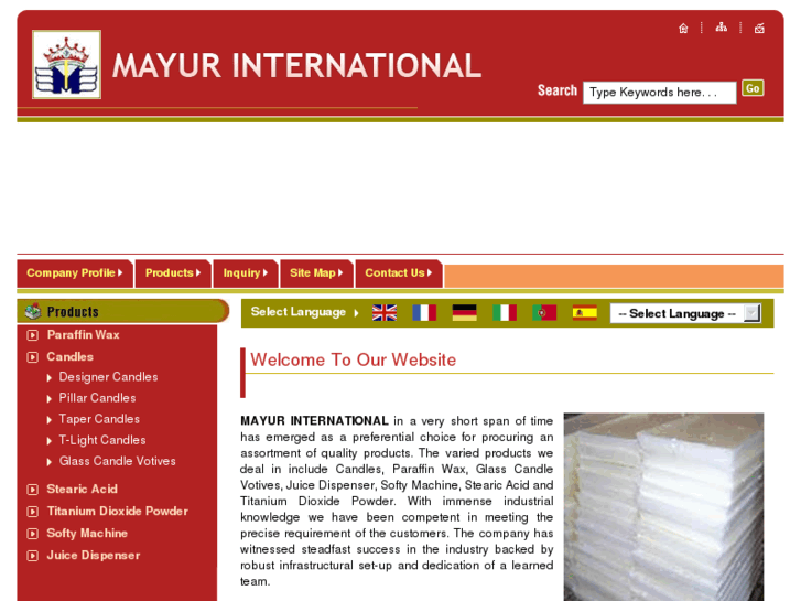 www.mayurinternational.com