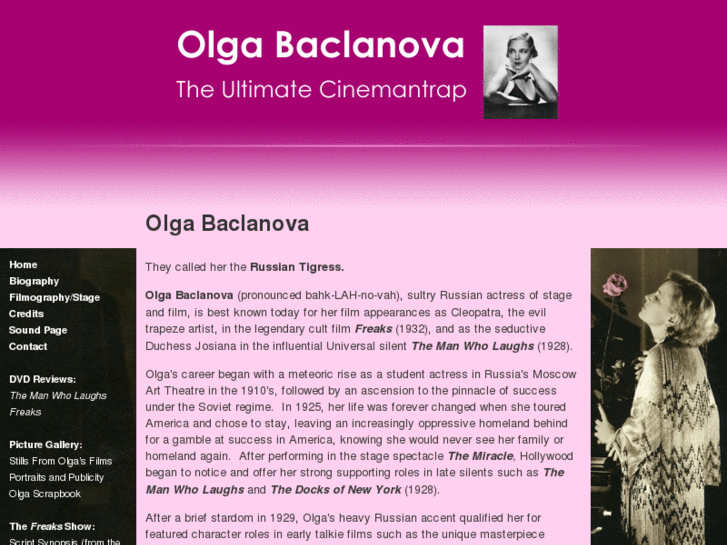 www.olgabaclanova.com