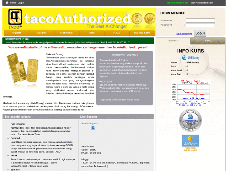 www.tacoauthorized.net