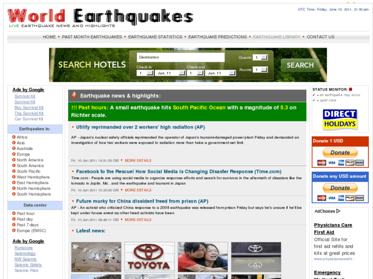 www.world-earthquakes.com