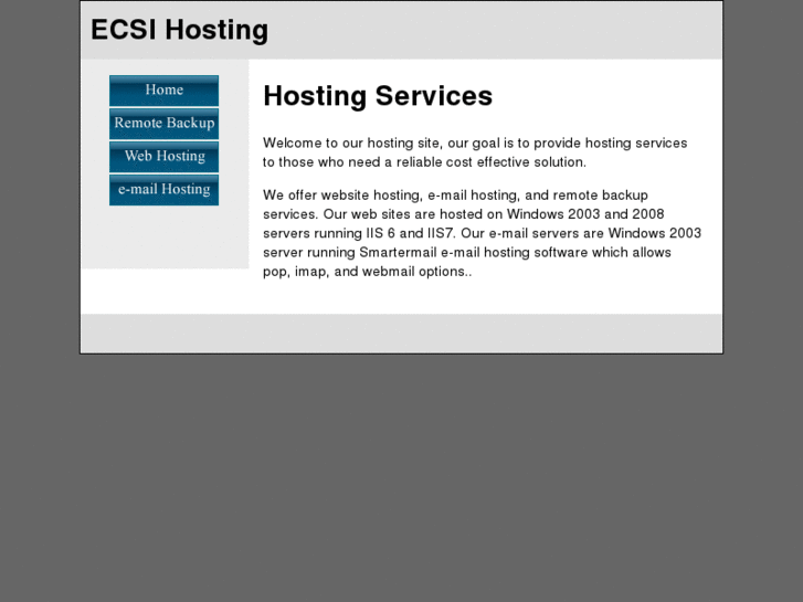 www.ecsihosting.net