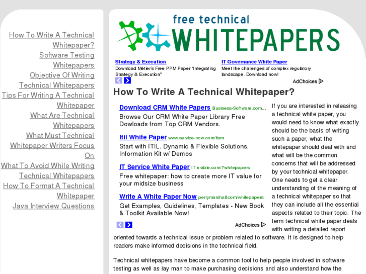www.freetechnicalwhitepapers.com