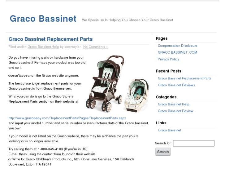 www.gracobassinet.com