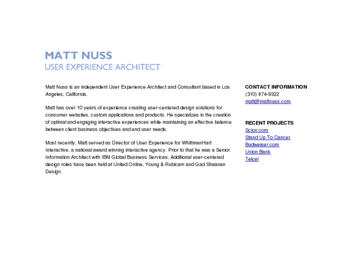 www.mattnuss.com