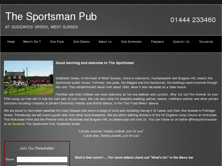 www.thesportsmanpub.com