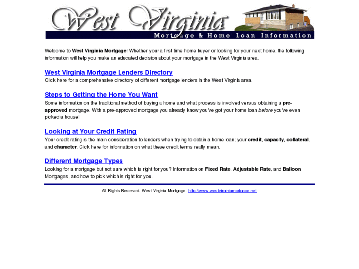 www.westvirginiamortgage.net