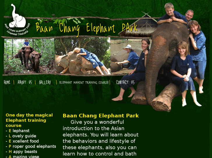 www.baanchangelephantpark.com