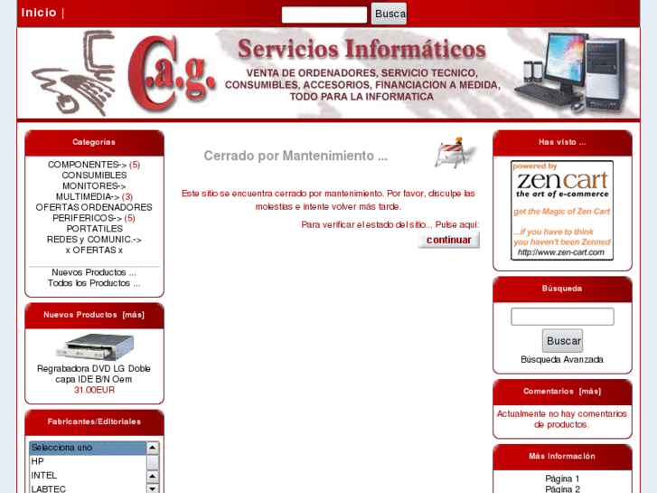 www.cag-serviciosinformaticos.com