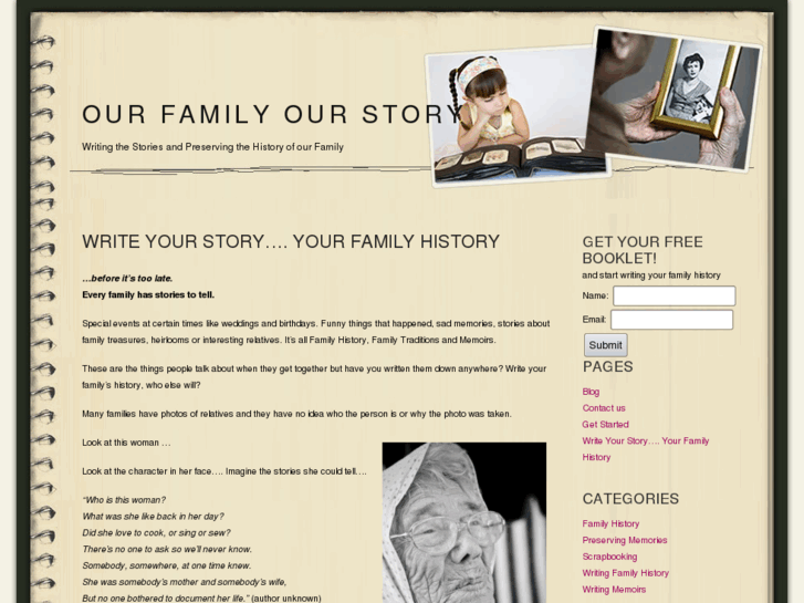 www.ourfamily-ourstory.com