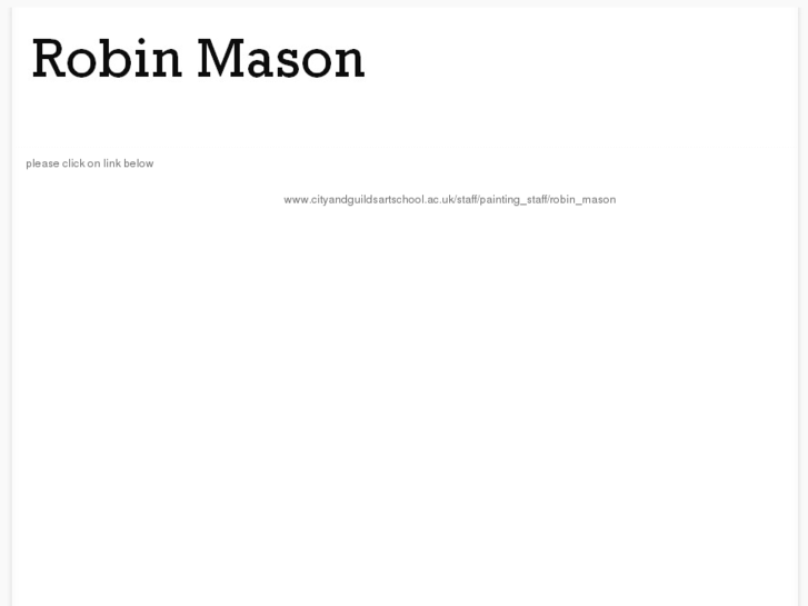 www.robinmasonlondon.com