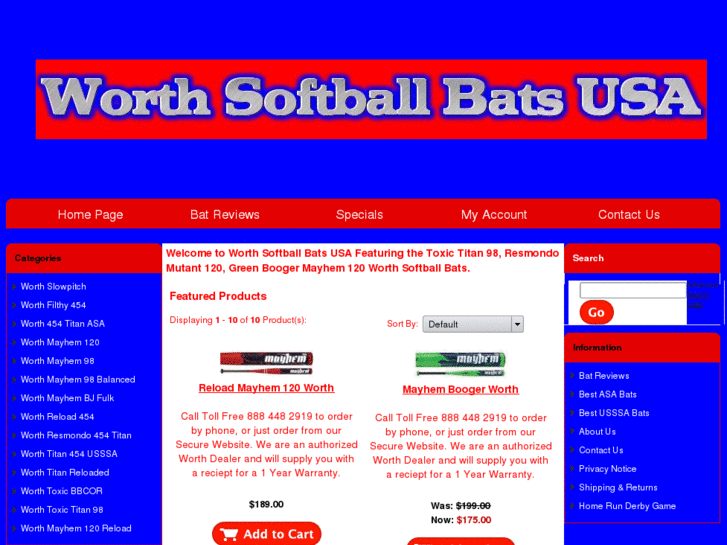 www.worthsoftballbatsusa.com