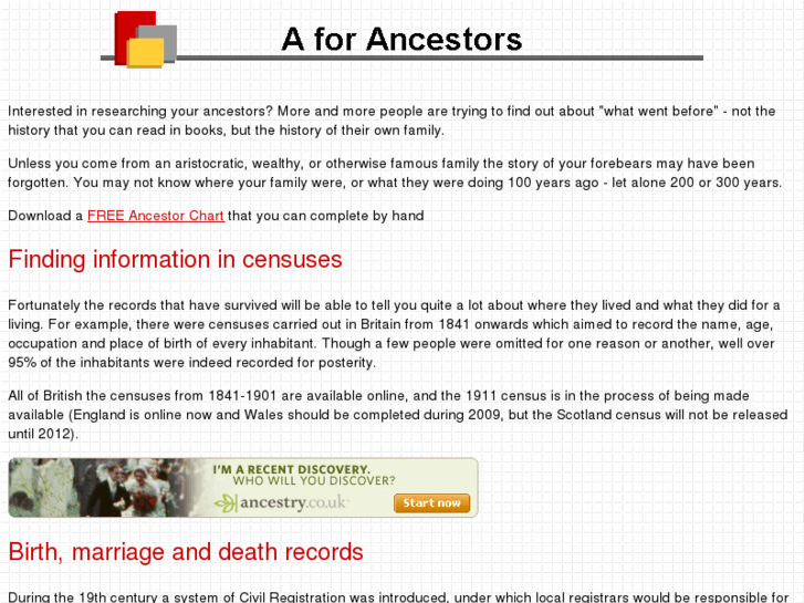 www.aforancestors.com