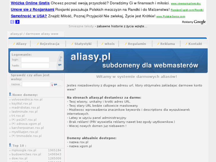 www.aliasy.pl