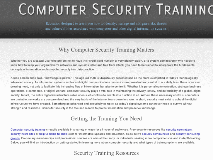 www.computer-security-training.com