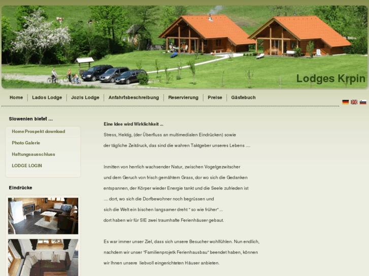 www.lodges-krpin.net