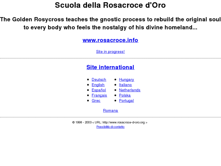 www.rosacroce-d-oro.org