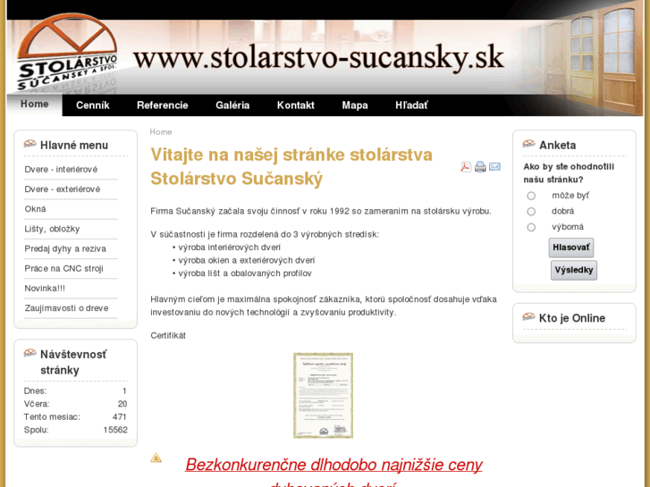 www.stolarstvo-sucansky.sk