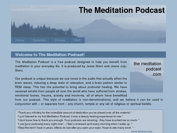 www.themeditationpodcast.com