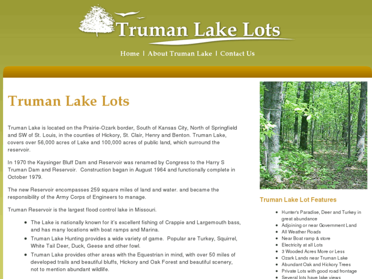 www.trumanlakelots.com