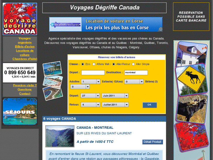 www.voyage-degriffe-canada.com