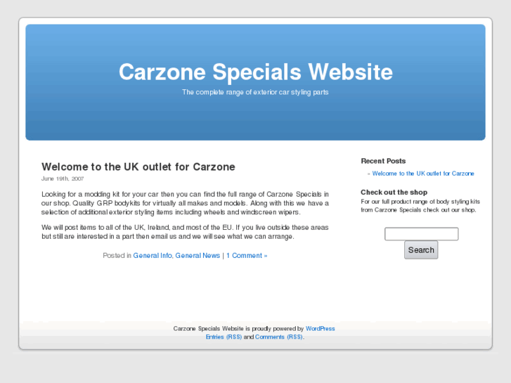 www.carzonespecials.co.uk