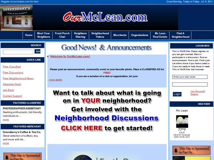 www.ourmclean.com