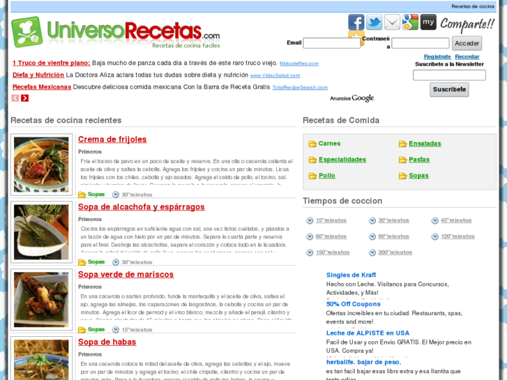 www.universorecetas.com