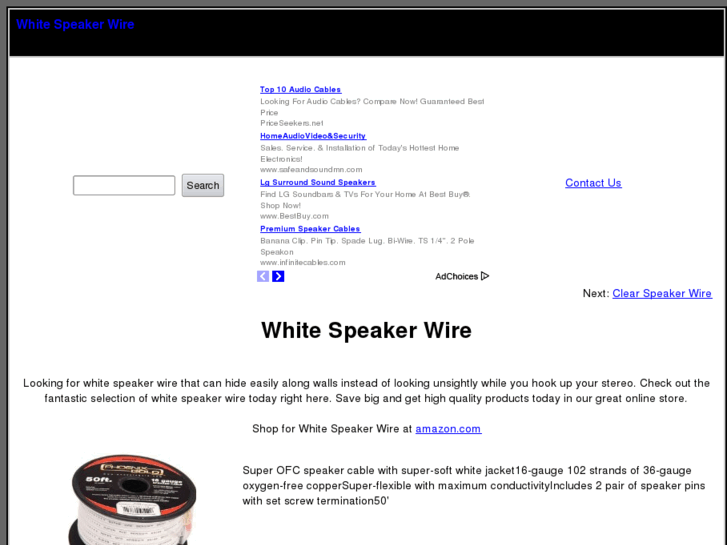 www.whitespeakerwire.com