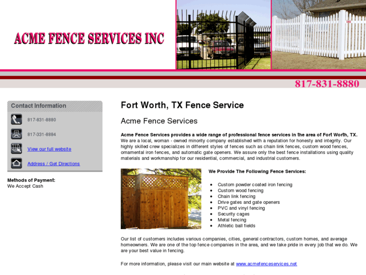 www.acmefenceftworth.com