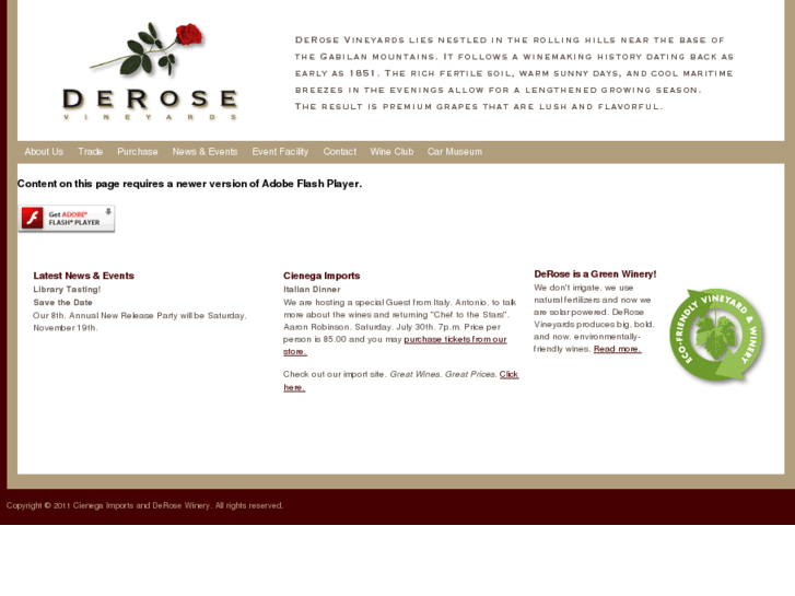 www.derosewine.com