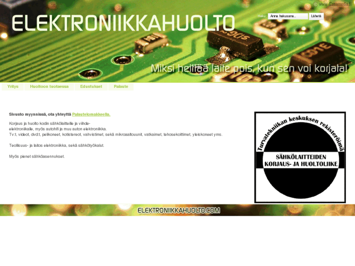 www.elektroniikkahuolto.com