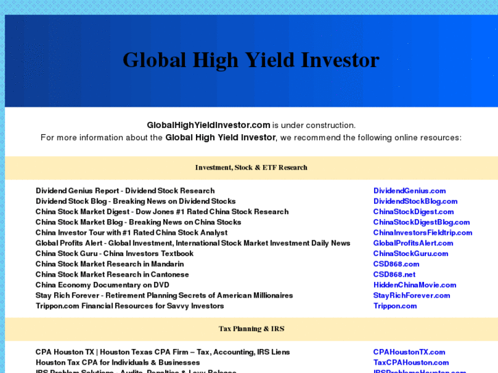 www.globalhighyieldinvestor.com