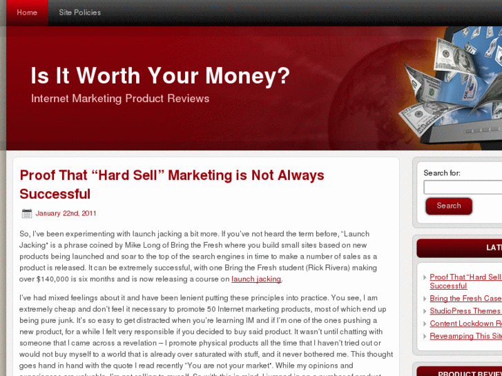 www.isitworthyourmoney.com