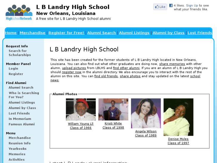 www.lblandryhighschool.com