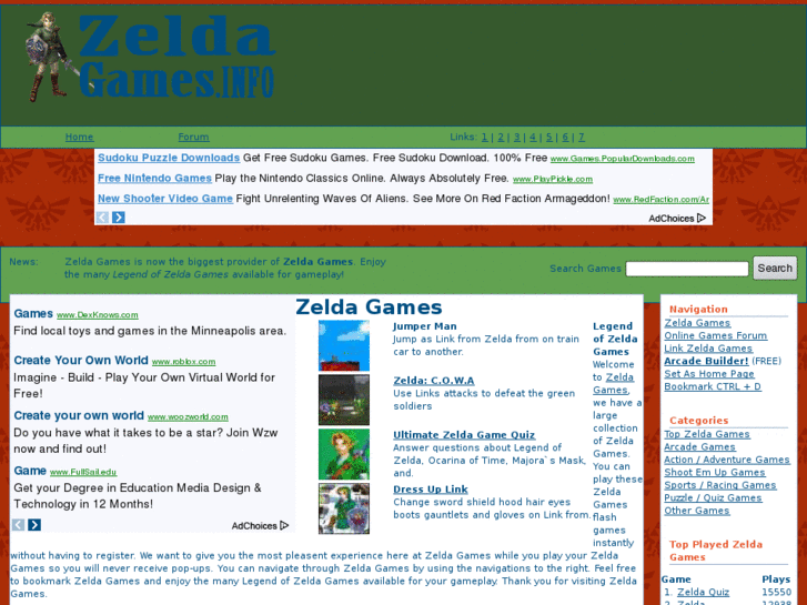 www.zeldagames.info