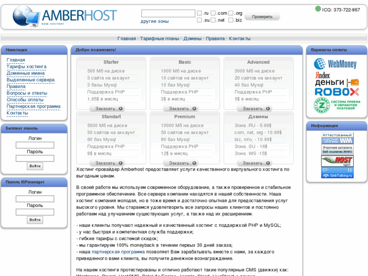 www.amberhost.net