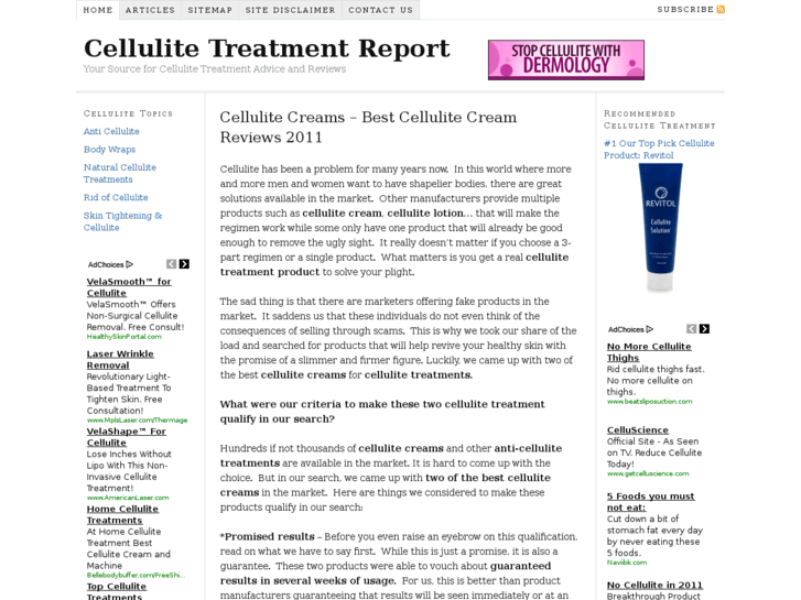 www.cellulitetreatmentreport.com