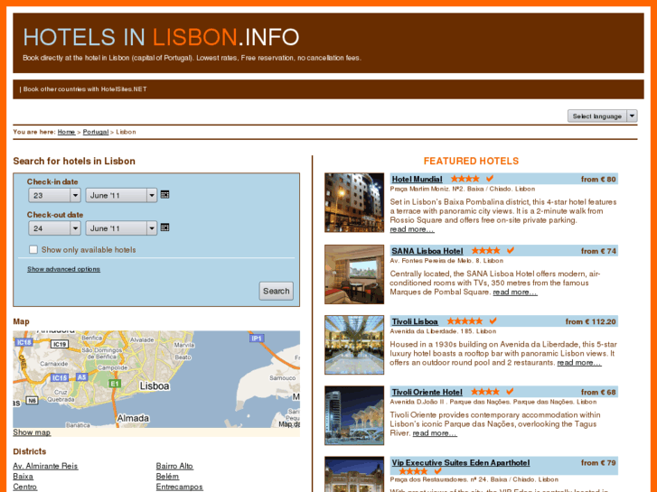 www.hotelsinlisbon.info