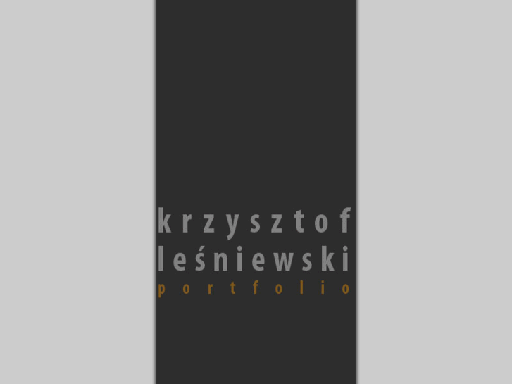 www.krzysztoflesniewski.com