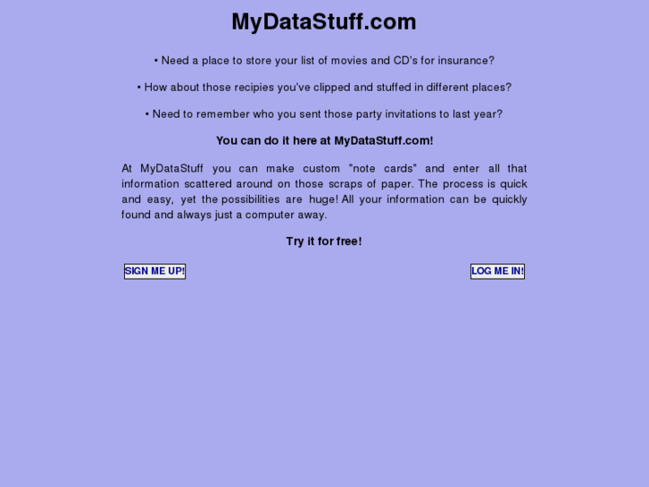 www.mydatastuff.com