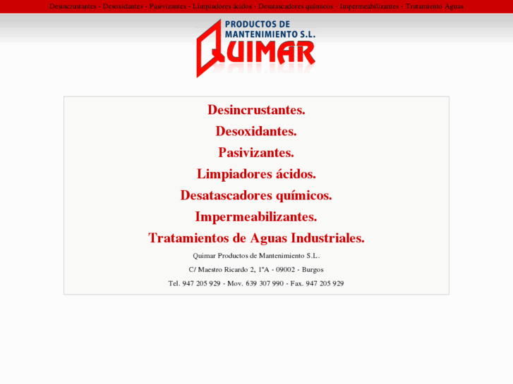 www.productosquimar.es