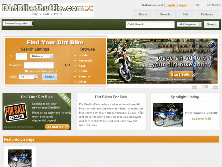 www.dirtbikeshuffle.com