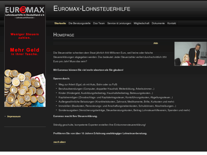 www.euromax-lohnsteuerhilfe.info