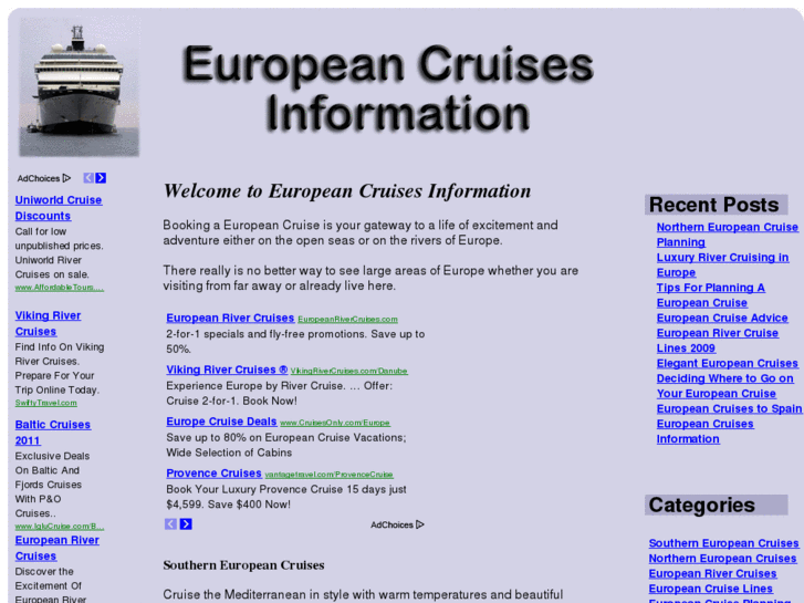 www.europeancruisesinformation.com