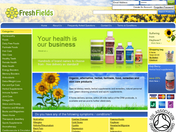 www.freshfieldshealthfoods.com