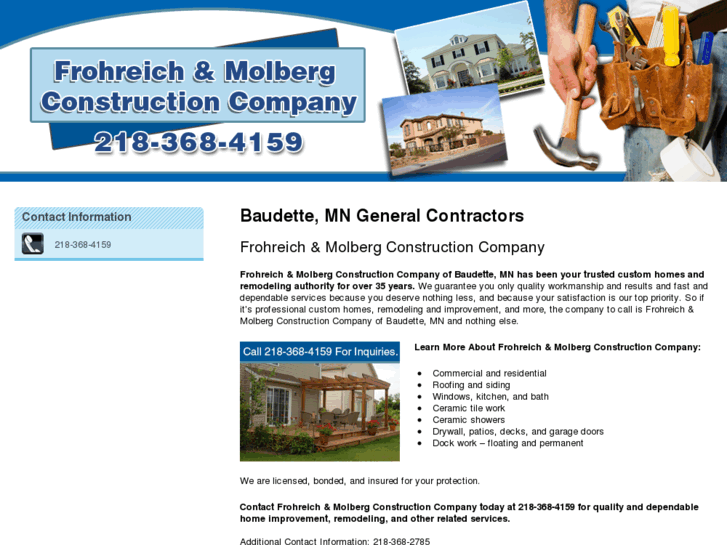www.frohreichandmolbergconstruction.com