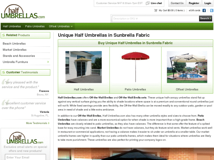 www.halfumbrellas.com