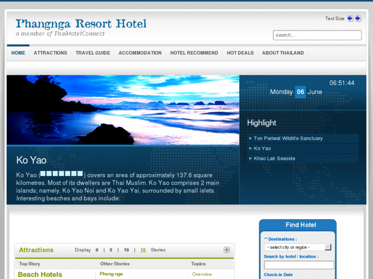 www.phangngaresorthotel.com