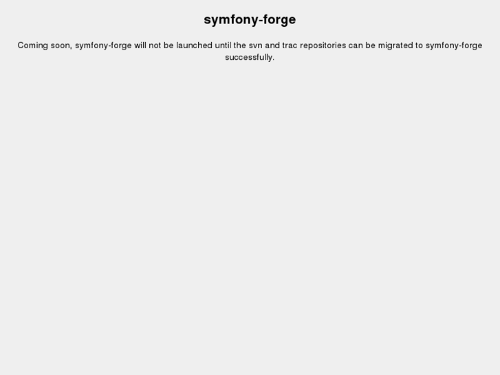 www.symfonyforge.net