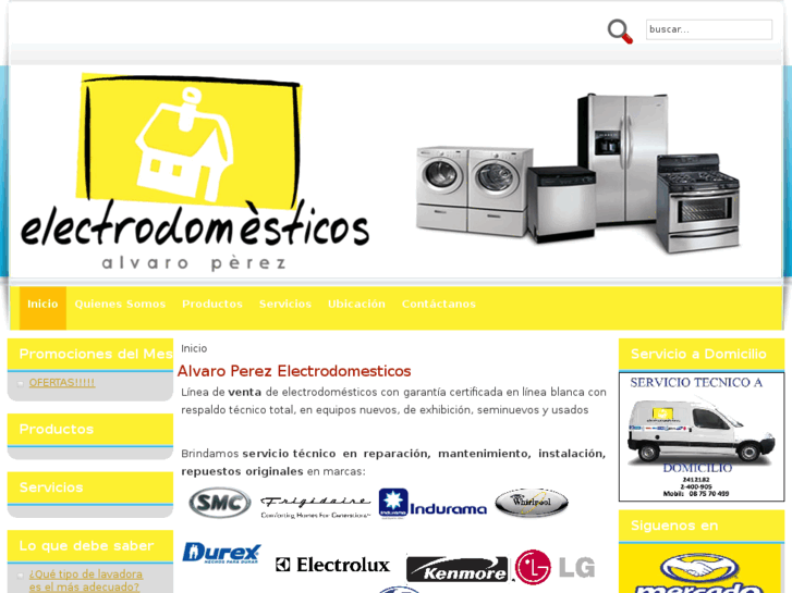 www.alvaroperezelectrodomesticos.com